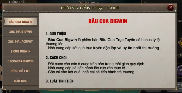 Bầu Cua BigWin Livestream Tại B52 Club Sân Chơi Dân Gian Hiện Đại Đẳng Cấp