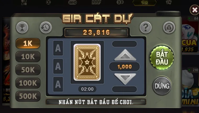 Minigame Mini Gia Cát Dự Tại B52 Club Hướng Dẫn Cách Chơi Giành Chiến Thắng Lớn