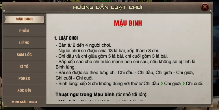 Bí Quyết Chơi Mậu Binh Tại B52 Club Giúp Game Thủ Dễ Dàng Đạt Chiến Thắng Lớn