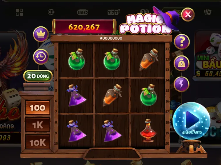 Minigame Magic Potion Tại B52 Club Hướng Dẫn Cách Chơi Giành Chiến Thắng Lớn