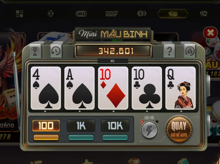 Minigame Mini Mậu Binh Tại B52 Club Hướng Dẫn Cách Chơi Giành Chiến Thắng Lớn