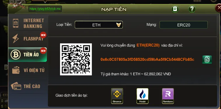 Hướng Dẫn Nạp Tiền B52 Club Nhanh Chóng Và An Toàn Nhất Cho Game Thủ
