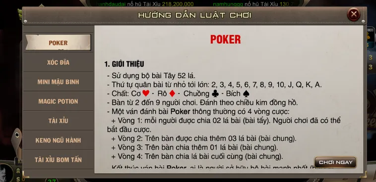 Bí Quyết Chơi Poker Tại B52 Club Giúp Game Thủ Dễ Dàng Đạt Chiến Thắng Lớn