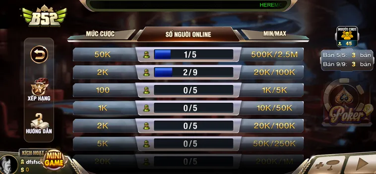 Bí Quyết Chơi Poker Tại B52 Club Giúp Game Thủ Dễ Dàng Đạt Chiến Thắng Lớn