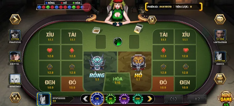 Rồng Hổ Tại B52 Club Trải Nghiệm Cá Cược Tốc Độ Với Phần Thưởng Lớn