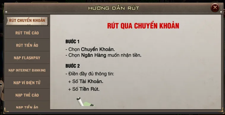 Hướng Dẫn Rút Tiền Qua Ngân Hàng Tại B52 Club Nhanh Chóng Và An Toàn Nhất Cho Mọi Người