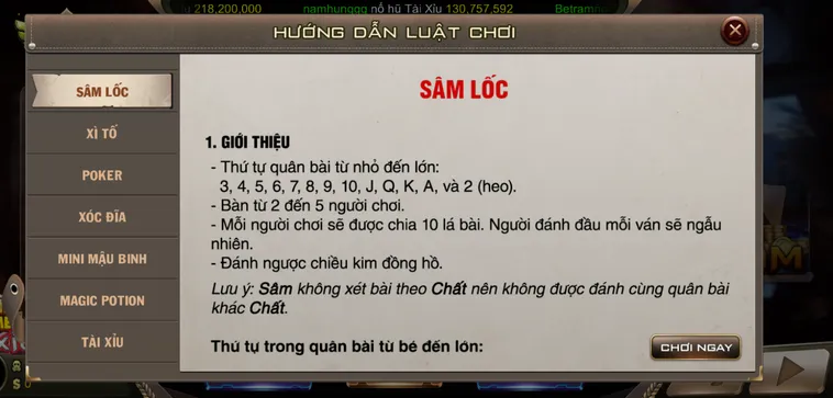 Sâm Lốc Tại B52 Club Trải Nghiệm Game Bài Đỉnh Cao Với Tốc Độ Chơi Cực Nhanh