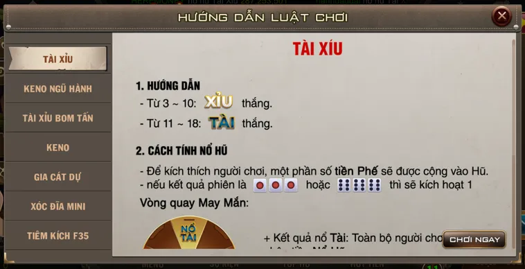 Tài Xỉu Livestream Tại B52 Club Sảnh Game Xúc Xắc Đẳng Cấp Với Tỷ Lệ Thưởng Khủng