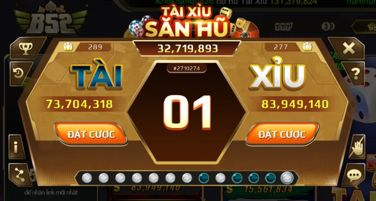 Casino Tài Xỉu Tại B52 Club Trải Nghiệm Cá Cược Đỉnh Cao Với Kết Quả Xúc Xắc