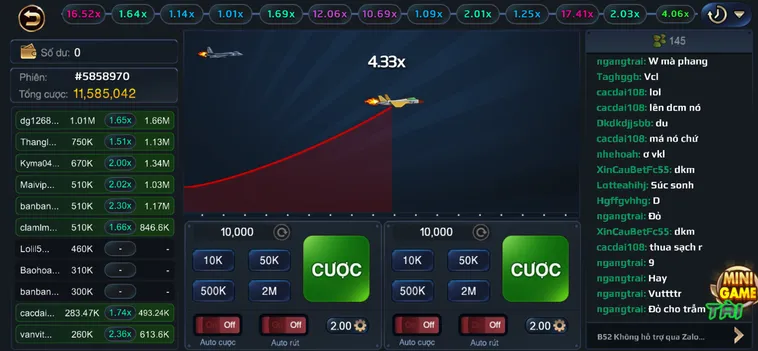 Minigame Tiêm Kích F35 Tại B52 Club Hành Trình Săn Kho Báu Trên Không Trung