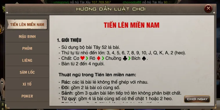 Chiến Thuật Chơi Tiến Lên Miền Nam Tại B52 Club Trải Nghiệm Game Bài Dân Gian Đỉnh Cao Hấp Dẫn