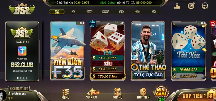 B52 Club - Cổng Game B52Club - Thiên Đường Giải Trí Đổi Thưởng Đỉnh Cao